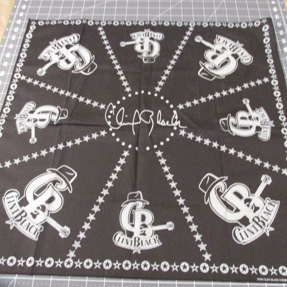 Vintage: 1995 Clint Black Concert Bandana